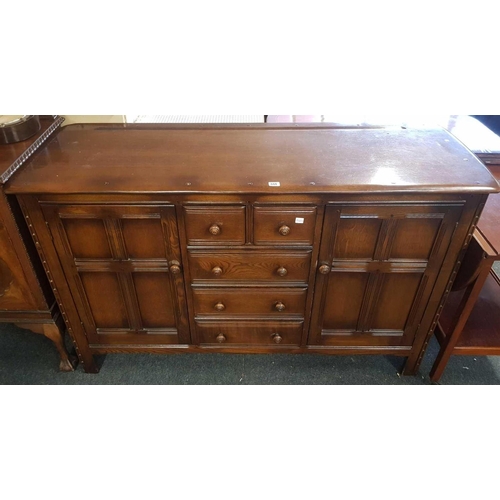 444 - ERCOL OLD COLONIAL SIDEBOARD