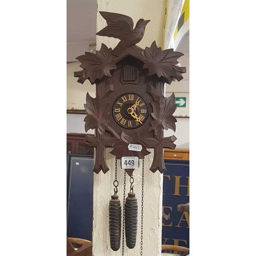 449 - A CUCKOO CLOCK