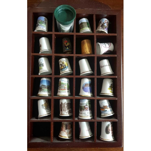 450 - QTY OF CRESTED SPOONS & THIMBLES