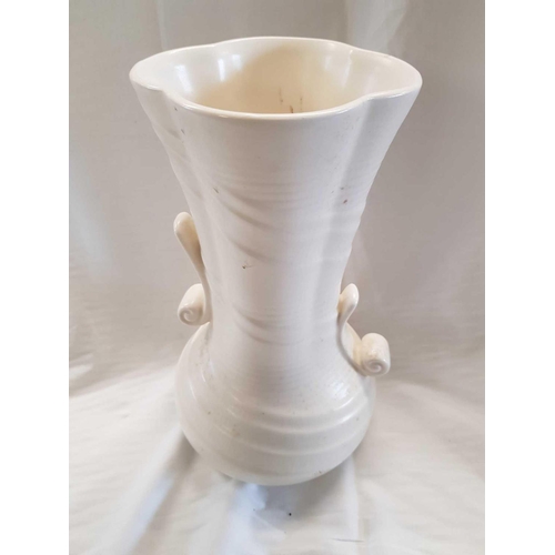 674 - WHITE SILVAC VASE APPROX 10'' TALL