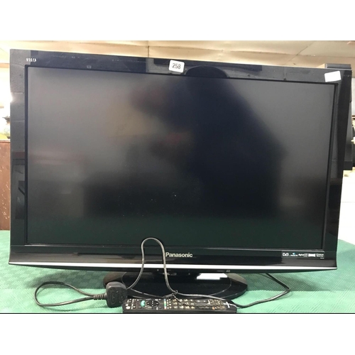 258 - PANASONIC VIERA 32'' FST WITH REMOTE MODEL NO. TX-L32G10B