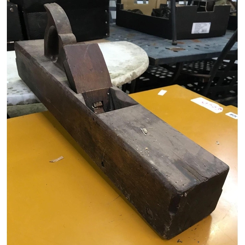 97 - LARGE WOODEN VINTAGE PLANE