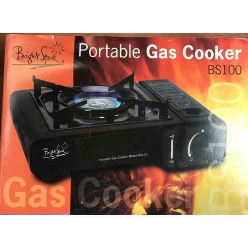 37 - BOXED PORTABLE GAS COOKER BS100 NEW IN BOX