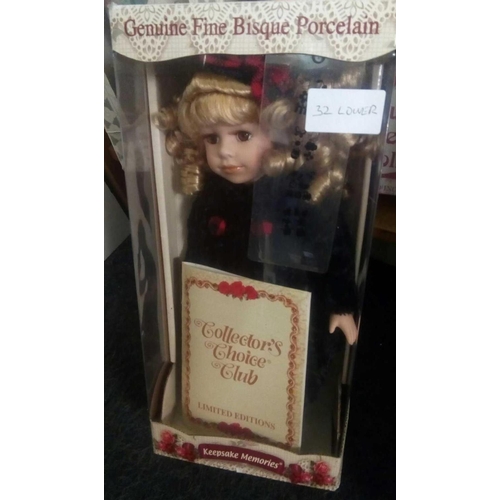 955 - 5 BOXED COLLECTABLE DOLLS