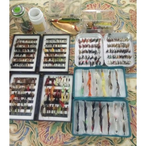 956 - CARTON OF FISHING LURES & HOOKS