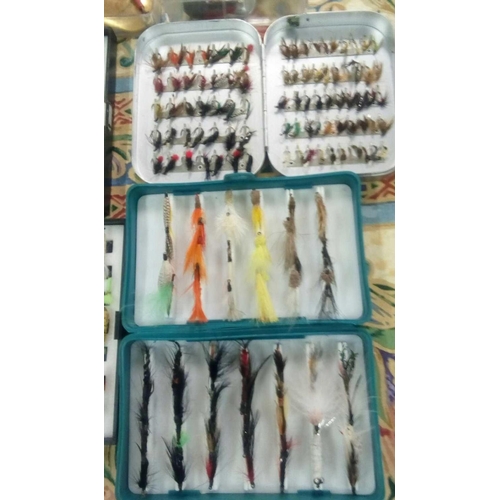 956 - CARTON OF FISHING LURES & HOOKS