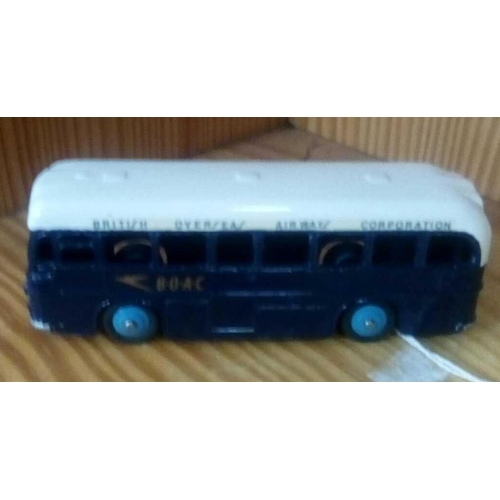 969 - DINKY 555 FIRE ENGINE UNBOXED & DINKY 283 BOAC COACH UNBOXED