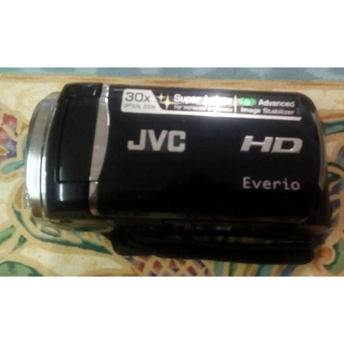 971 - CARTON OF CAMERA CASES, SPARE PARTS,PANASONIC DIGITAL VIDEO CAMERA & JVC HD EVERIO CAMERA ACC.