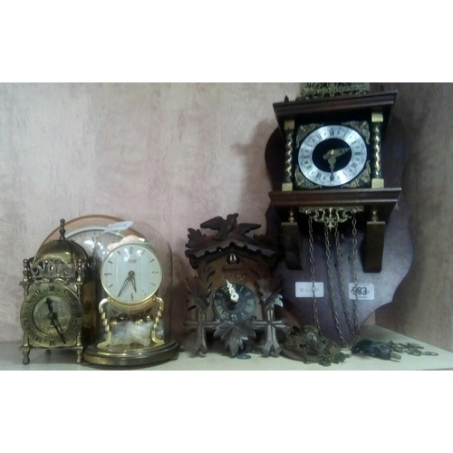 983 - QTY OF CLOCKS