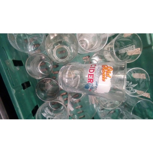 104 - 2 CARTONS OF PINT & HALF PINT BEER & CIDER GLASSES