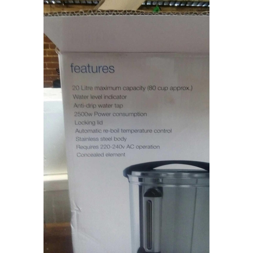 113 - LLOYTRON 20LTR CATERING URN (NEW IN BOX)