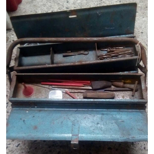 123 - 2 BOXES OF OLD TOOLS