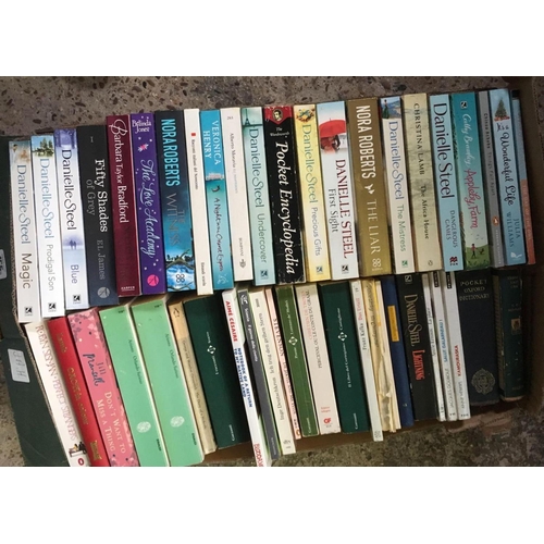 155 - 4 CARTONS OF VARIOUS HARDBACK & PAPER BACK BOOKS