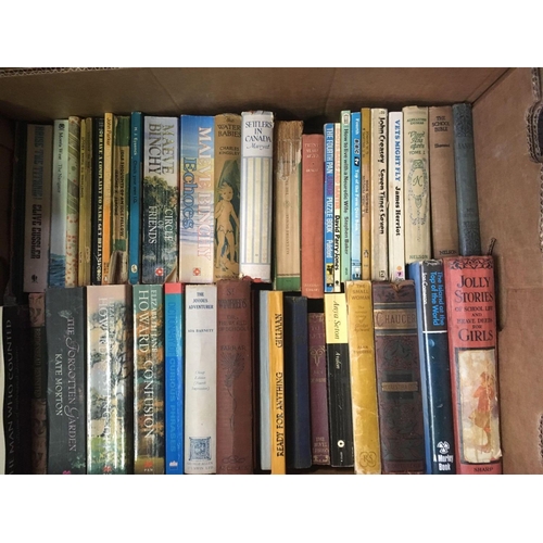 165 - 4 CARTONS OF VARIOUS HARDBACK & PAPER BACK BOOKS