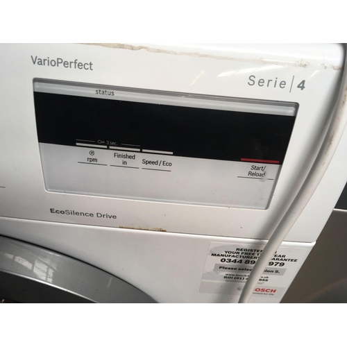 242 - BOSCH ECO SILENCE DRIVE SERIES 4 WASHING MACHINE