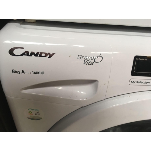 246 - CANDY GRAND VITA SMART TOUCH WASHING MACHINE - HARDLY USED