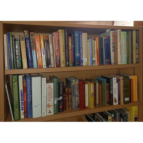 272 - 4 SHELVES OF HARDBACK & PAPER BACK BOOKS