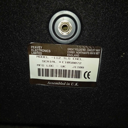 308 - PAIR OF PEAVEY SPEAKERS MODEL NO. 112TLS