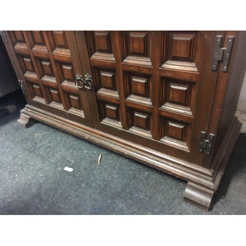 543 - A YOUNGER GLAZED CABINET