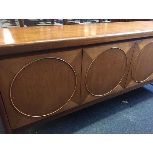 556 - NATHEN CIRCLES SIDEBOARD 6ft LONG