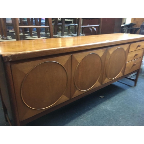 556 - NATHEN CIRCLES SIDEBOARD 6ft LONG