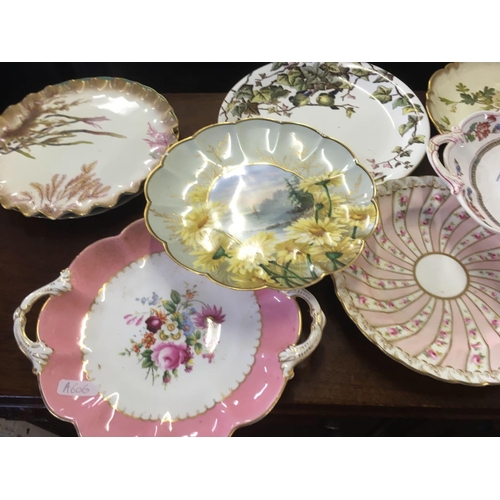 587 - COLLECTION OF 16 HAND PAINTED & OTHER DECORATIVE PLATES