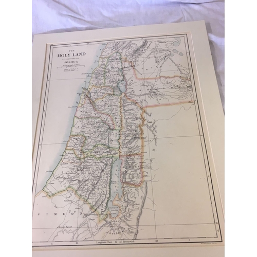 598 - THE COSMOGRAPHIC ATLAS PUBLISHED BY W & AK JOHNSTON 1887.  NARRATIVE PAGES LOOSE IN ORIGINAL WELL WO... 