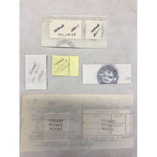 756 - A COLLECTION OF HIGH QUALITY FACSIMILE RARE UK & COLONIAL POSTAGE STAMPS INCL; THE £5 ORANGE & STOCK... 