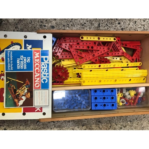 23 - BOXED PLASTIC MECCANO WORK BOX