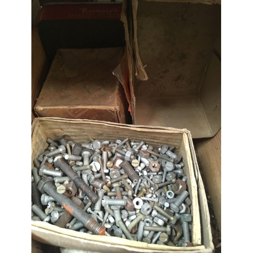 120 - 3 CARTONS OF NUTS & BOLTS, NAILS & OTHER FIXINGS