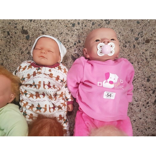 54 - 5 BOY DOLLS