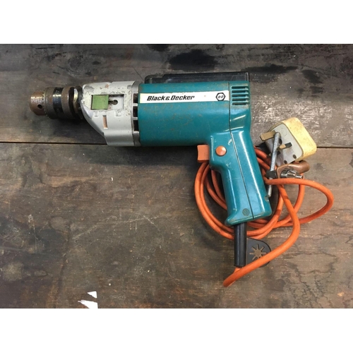 6 - BLACK & DECKER POWER DRILL, DN750 PLANER & A JIG SAW