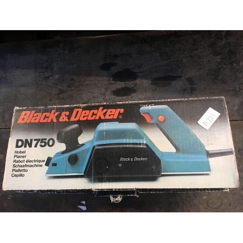 6 - BLACK & DECKER POWER DRILL, DN750 PLANER & A JIG SAW