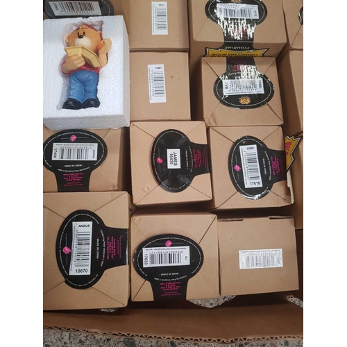 98 - CARTON OF BAD TASTE BEARS, FIGURINES