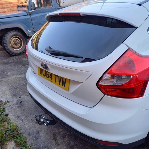 1 - FORD FOCUS ZETEC 105, 1.6 C, PETROL, 5 DOOR HATCHBACK, WJ64 TVW, REGISTRATION 2014, COLOUR WHITE, MI... 