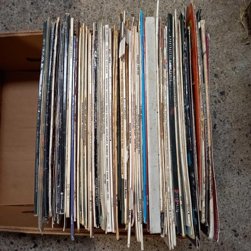 115 - CARTON WITH VARIOUS LP RECORDS