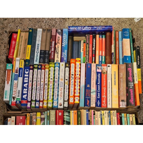 126 - 3 CARTONS OF MISC HARDBACK & SOFT BACK BOOKS