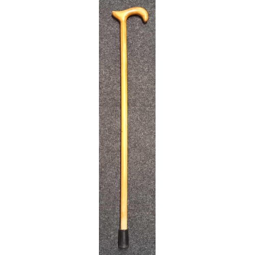 272 - BARLEY TWIST HAT STAND & WALKING STICK