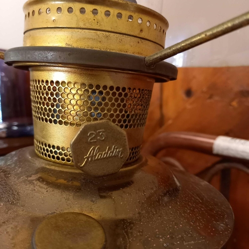 3 - BRASS OIL LAMP