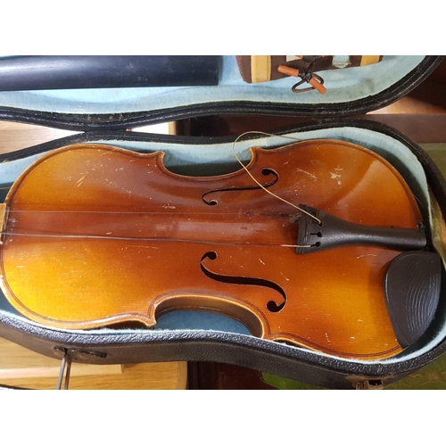 314 - CASED VIOLIN A/F