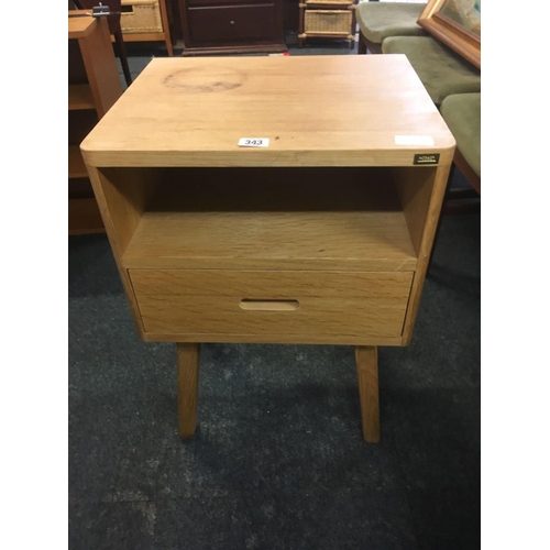 343 - HUPSCH BEDSIDE CABINET