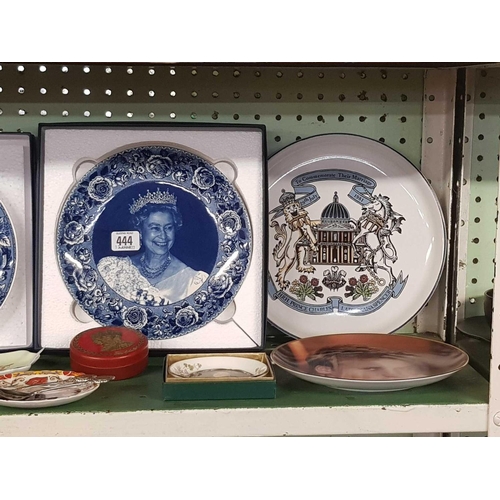 444 - ROYAL COMMEMORATIVE PLATES ETC