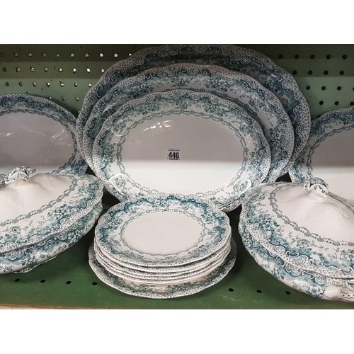 446 - LUCEANE SOUP TUREEN'S & PLATES ETC