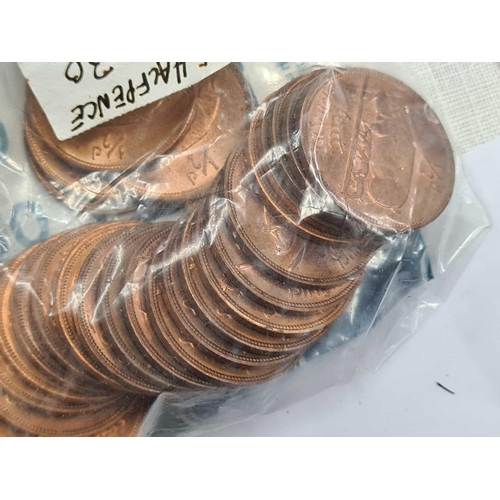 685 - A TUB OF IRISH  & OTHER COINS