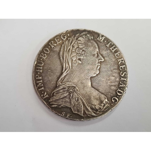 694 - A MARIA THERESA COIN DATED 1780