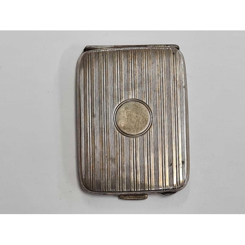 697 - A SILVER MATCH BOX HOLDER