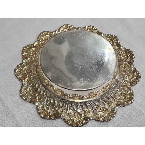 698 - SILVER BON BON DISH, 92g APPROX