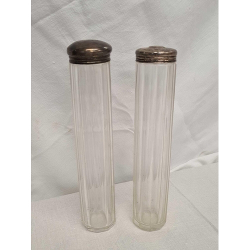 733 - 2 X SILVER TOP BOTTLES