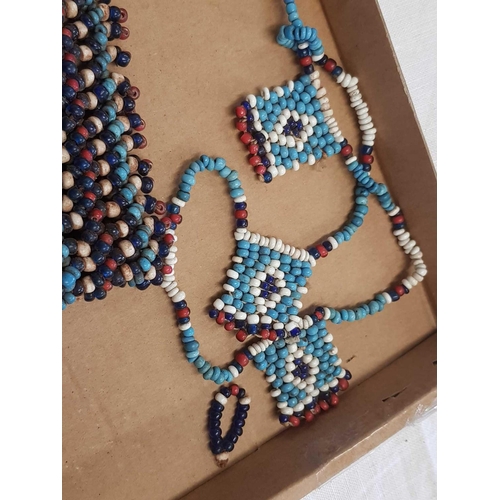 782 - QTY OF ITEMS OF AFRICAN BEAD WORK