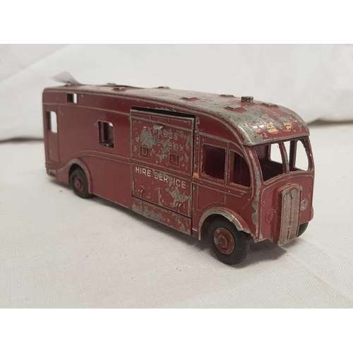 857 - CAST METAL DINKY SUPER TOY OF A HORSE BOX, PLAY WORN